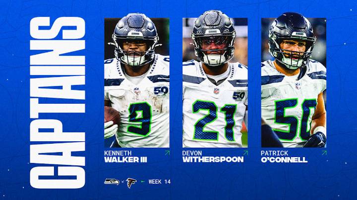 Seahawks Announce Week 14 Captains vs. The Falcons