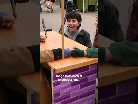 "Grandma stand" bringing comfort and connection to anyone who stops by #shorts