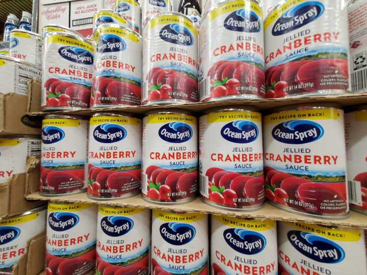 Ocean Spray investigating after viral videos show cranberry sauce cans full of water