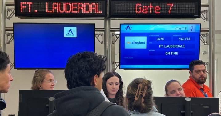 First Allegiant flight takes off from Atlantic City International Airport as Florida service begins