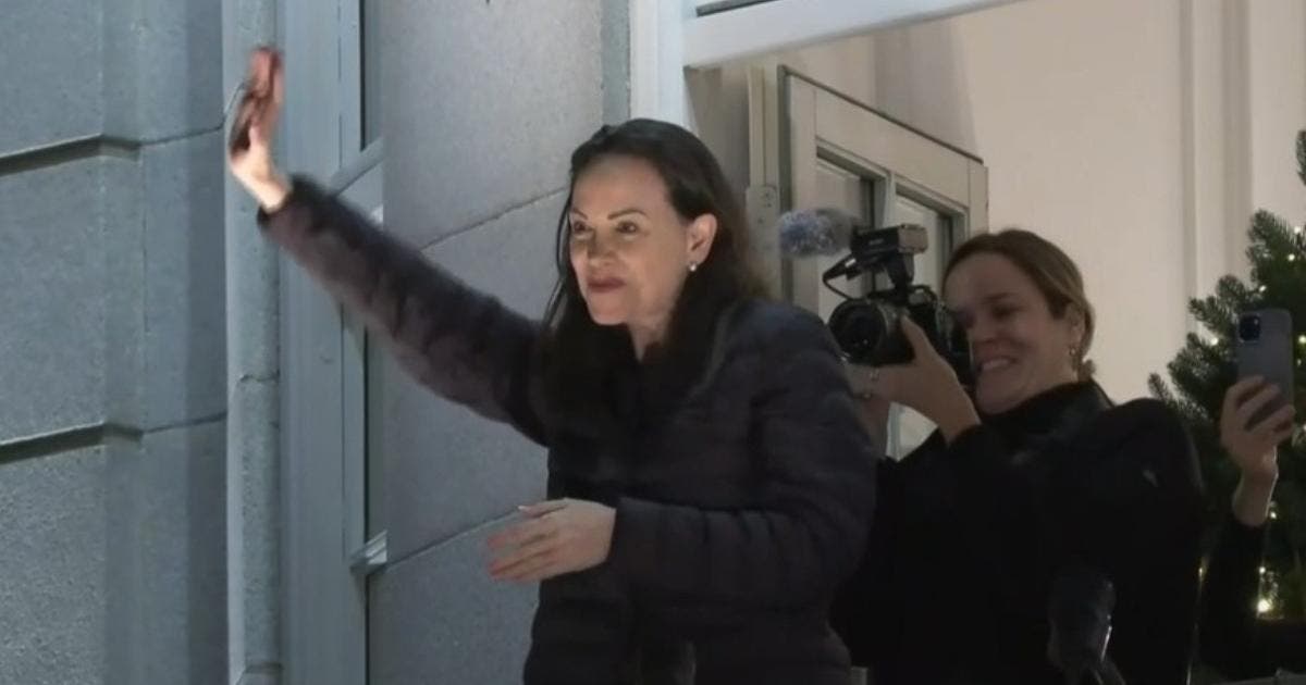 VIDEOS | Saluda María Corina Machado a sus seguidores desde Oslo