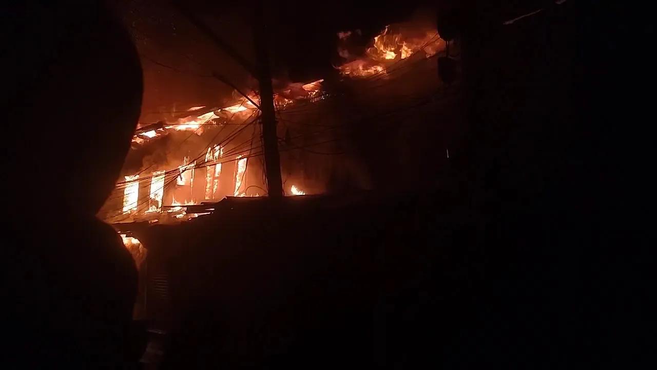 Fire damages two residential structures in Kulgam