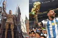 La impresionante estatua de Messi que construye la India para recibirlo
