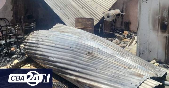 Córdoba: incendio consumió un quincho y una vecina tuvo que ser asistida por intoxicación