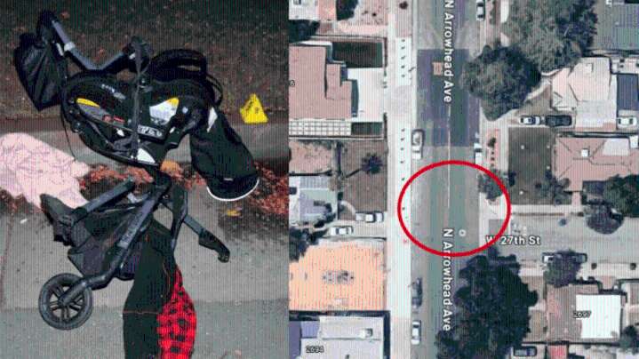 Toddler and baby hospitalized after hit-and-run crash in San Bernardino