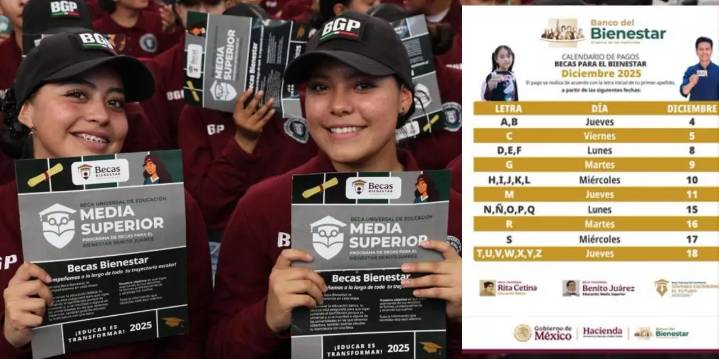 ¿Cuándo te depositan la Beca Benito Juárez de diciembre? Ya salió el calendario 2025
