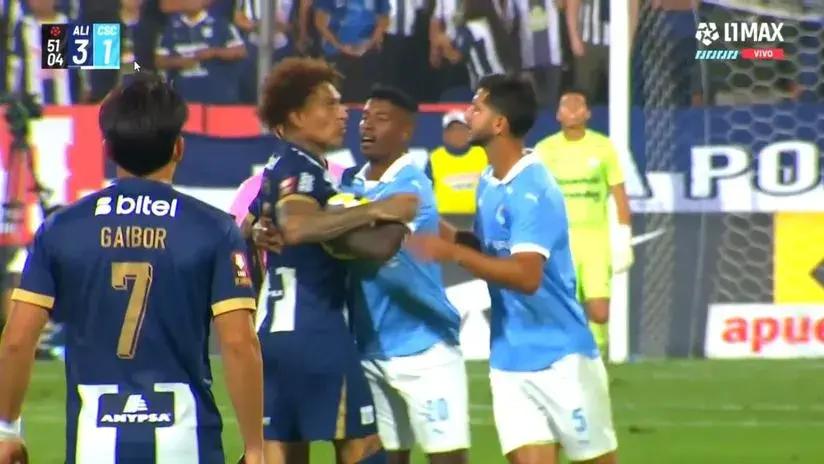 Paolo Guerrero 'explotó' contra Rafael Lutiger en Alianza vs Cristal