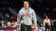 Dawn Staley shouts out Bryce Young, Panthers after Rams upset