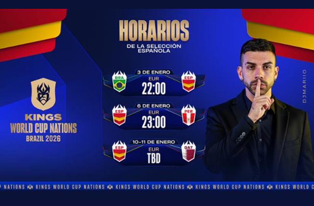 España abrirá la Kings World Cup Nations 2026 frente a Brasil, la anfitriona del torneo