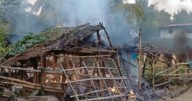 Village destroyed after headless body found in river sees angry mob torch buildings