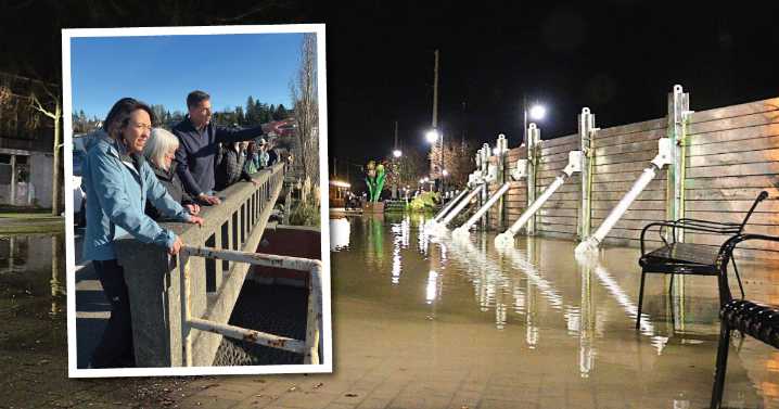 New flood wall saves Mount Vernon, Snohomish County roads face major repairs