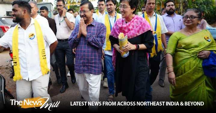 Goa: Arvind Kejriwal carries out door-to-door campaign in Anjuna ahead of Zilla panchayat elections