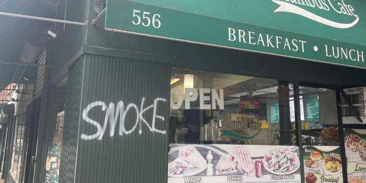 ‘Smoke’ Graffitied on More Than 20 Blocks of the Upper West Side