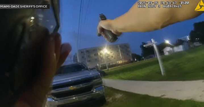 MDSO releases bodycam video of shootout between armed suspect and deputy near Cutler Bay; suspect killed