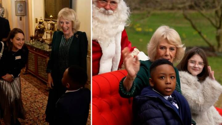 Queen hosts festive tea for children with severe illnesses