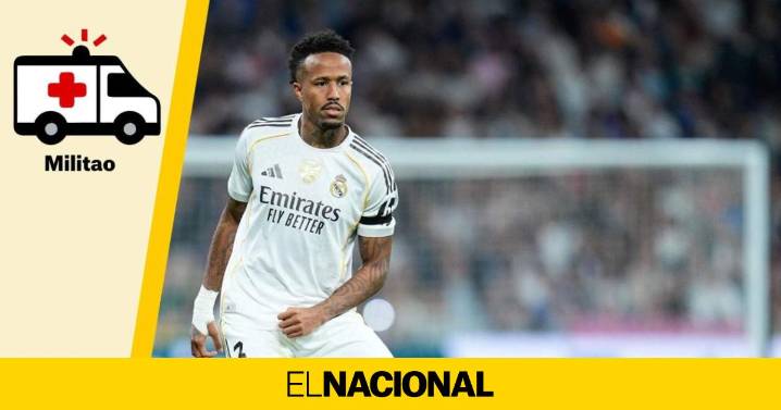 Lesión de Militao: qué le pasa, qué lesión tiene y cuánto tiempo estará de baja con el Real Madrid