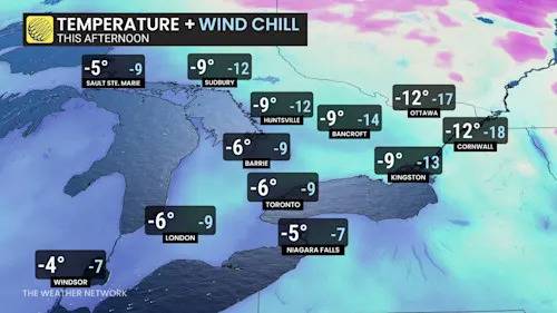 Toronto faces the coldest weather since February