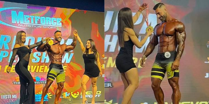 Sebastián Lizarzaburu, ‘el ‘Hombre Roca’, arrasa en el NPC Arequipa Súper Show y celebra su regreso triunfal al fisicoculturismo