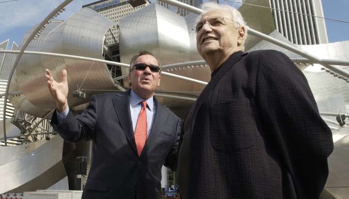 Architect Frank Gehry who designed Millennium Park's Pritzker Pavilion and foot bridge dies at 96