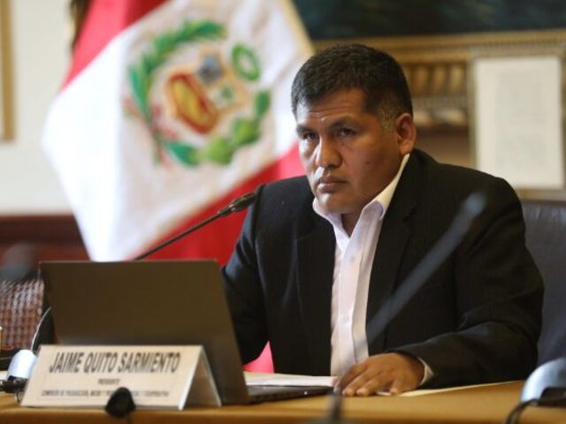 Jaime Quito defiende a Pedro Castillo: "No ha habido ningún tipo de rebelión"