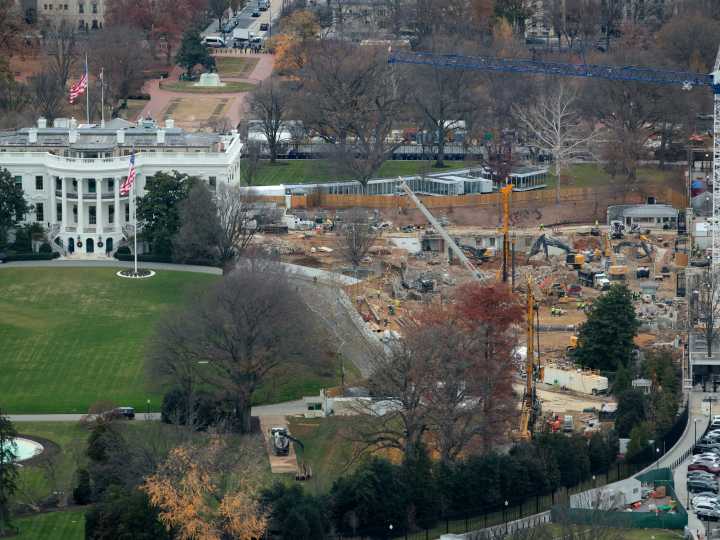 Preservationists sue to halt Trump’s White House ballroom construction