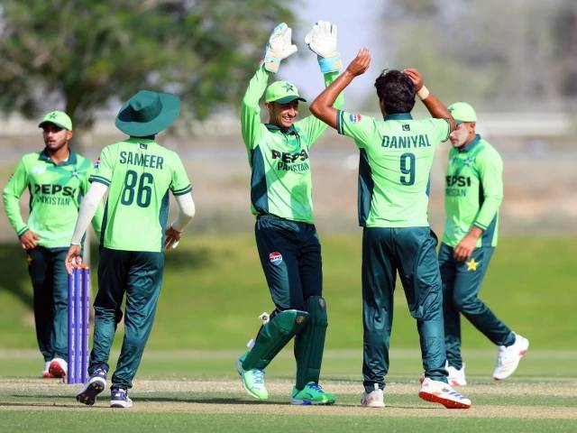 Pakistan U19 thrash Malaysia in Asia Cup