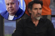 La reacción de Eduardo Domínguez con Chiqui Tapia tras el título de Estudiantes