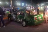 Pierde el control y vuelca: taxista fallece en Soledad