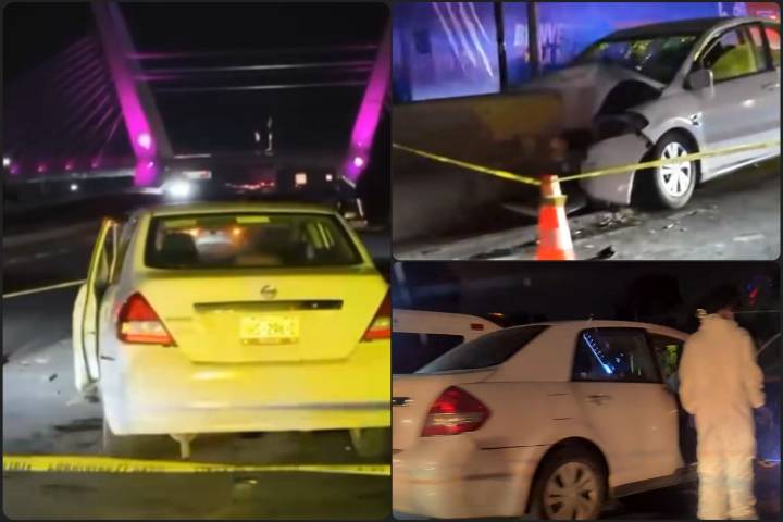 Fatal choque cerca del Puente Atirantado: madre e hijo pierden la vida