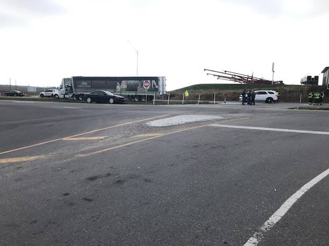 ISP responding to report of pedestrian hit by semi in Gibson County