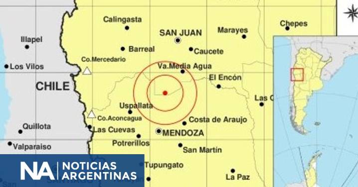 Un sismo de magnitud cinco se regitró en Mendoza