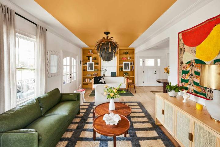 4 Paint Colors That Magically Make Low Ceilings Look Higher