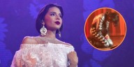 Critican a Ángela Aguilar tras arrodillarse y llorar durante su concierto en Texas