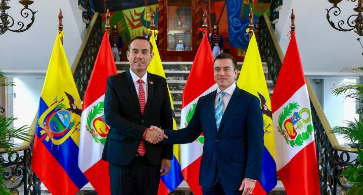 José Jerí y Daniel Noboa resaltan lucha contra delincuencia transnacional y minería ilegal en Gabinete Binacional