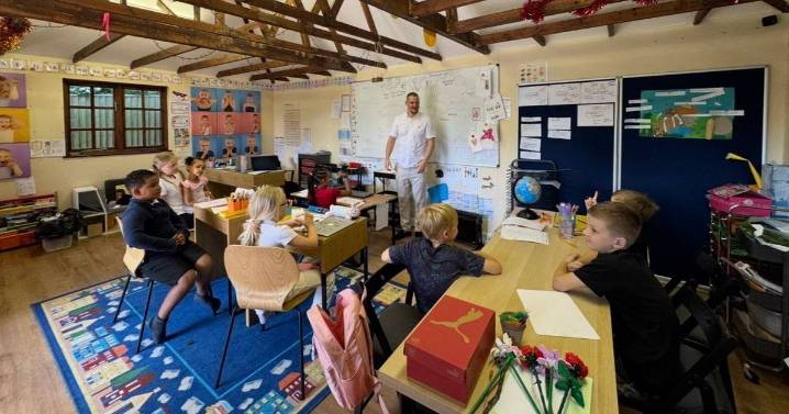 Millionaire dad builds £150k mini-school in garden and employs two teachers for his children