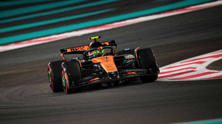 Norris arrasa en los ensayos de Abu Dabi; Verstappen, segundo, y Piastri, desaparecido