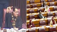 12 hands go up for PKR 50,000 found in Pakistan's parliament, internet says ‘speaker missed 25 calls from Sharifs’