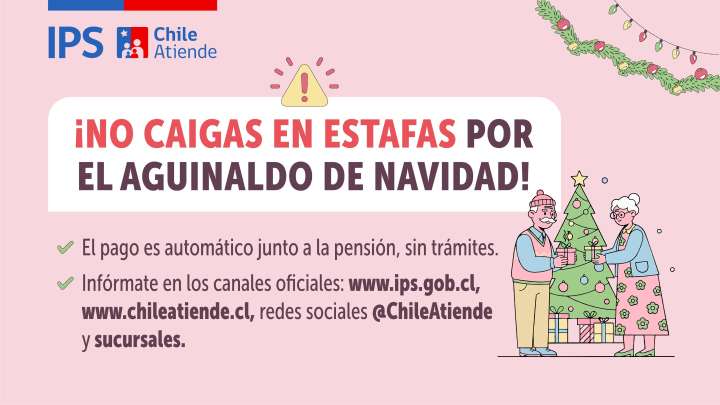 IPS alerta por estafas vinculadas al aguinaldo de navidad