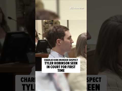 Charlie Kirk Murder Suspect Tyler Robinson Makes First In