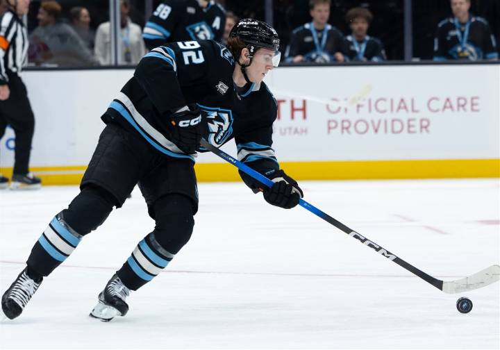 West Mifflin native, Utah Mammoth center Logan Cooley is out at least 8 weeks with a lower