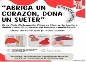 ¡Abriga un corazón esta Navidad! Invita Cruz Roja a donar ropa para el invierno