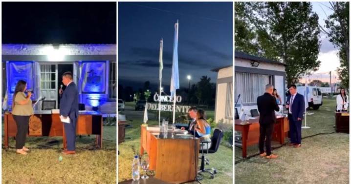 Walter Contreras juró como intendente de La Toma: "Estoy preparado"