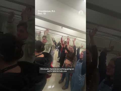 Brown University students shelter in place during shooting