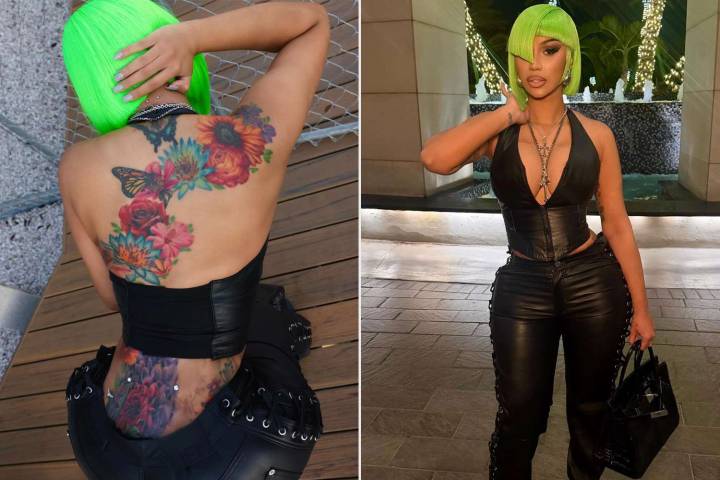 Cardi B Shows Off New Piercings in Black Leather Look