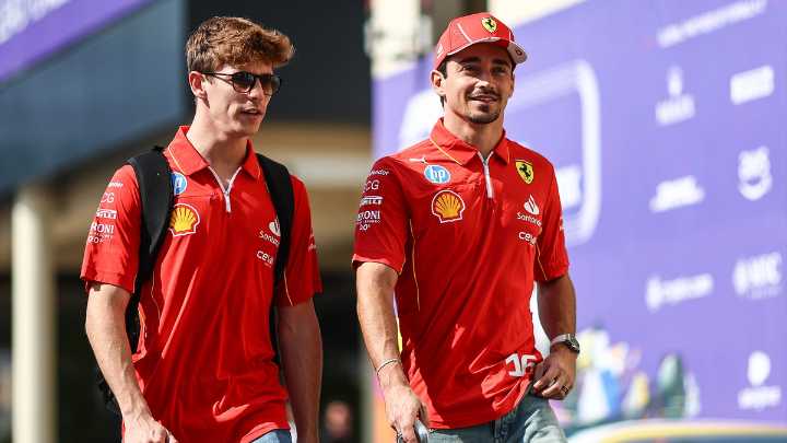 Los hermanos Leclerc corrieron juntos en la prueba libre del GP de Abu Dhabi