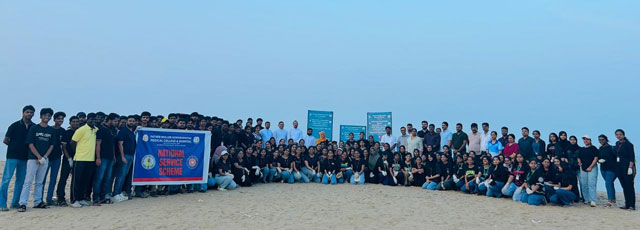 Mangaluru: NSS unit of FMHMCH organises Ullal beach cleaning drive