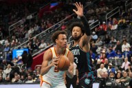 Pistons overcome turnovers, absent guard for narrow win over Hawks