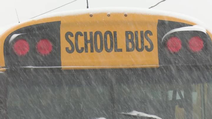 School buses cancelled, police warn drivers to go slow after snow blankets Waterloo region and area