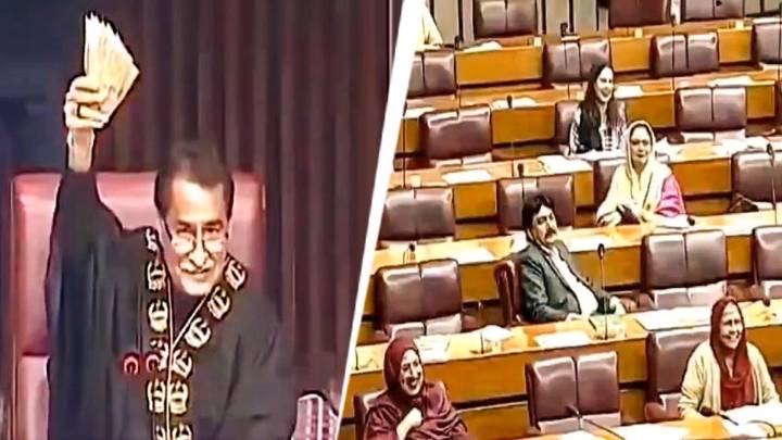 Whose money is this? Pakistan speaker waves lost cash, 12 MPs raise hands