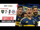 Resumen extendido: Boca venció 1-0 a Argentinos Juniors y clasificó en Liga Profesional